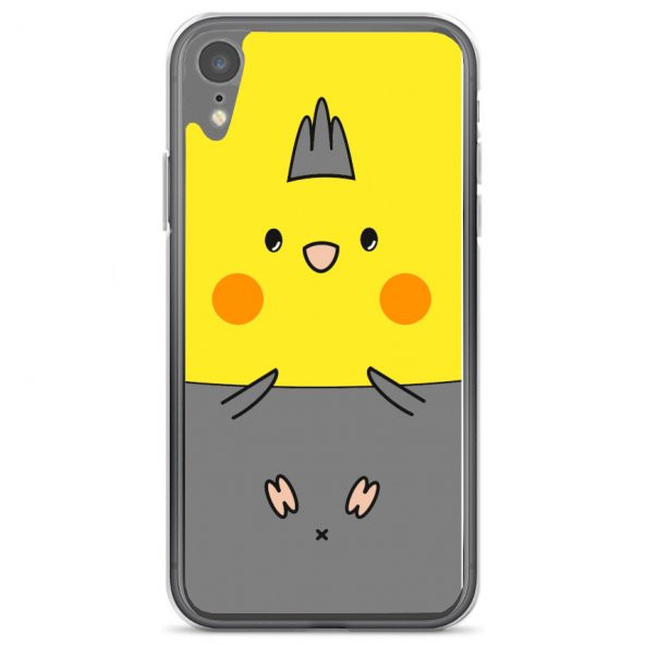 Kuş Arkadaşım Iphone Xr Sultan Papağanı Kılıfı Kuşlu Silikon Kılıf - 3