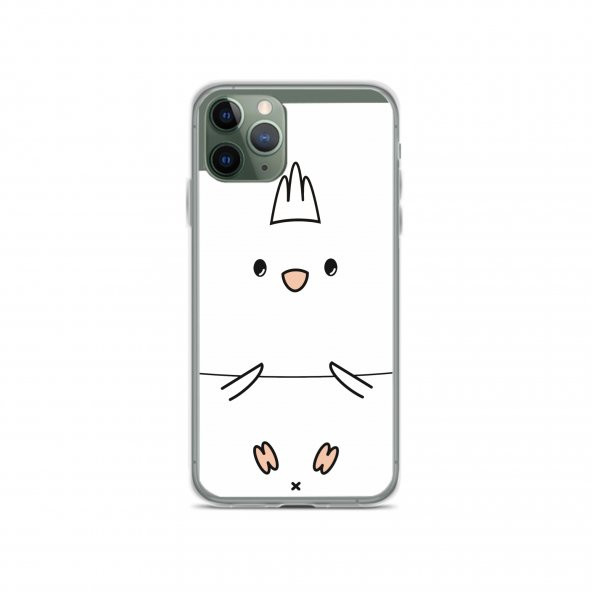 Kuş Arkadaşım Iphone 11 Pro Max Sultan Papağanı Kılıfı Kuşlu Silikon Kılıf