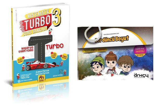 MODEL YAYINLARI 3. SINIF TURBO MATEMATİK SORU BANKASI + 10 LU HİKAYE  DÖRDÜNCÜ BOYUT