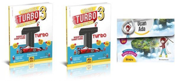 MODEL YAYINLARI 3. SINIF TURBO MATEMATİK + TÜRKÇE SORU BANKASI + UÇAN ADA HİKAYE SETİ - 1