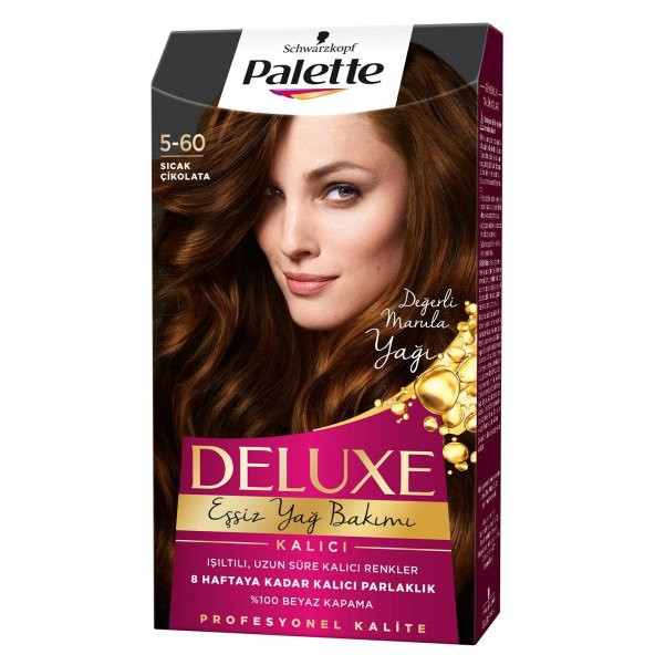 Palette Deluxe Kit Saç Boyası  5-60 Sıcak Çikolata