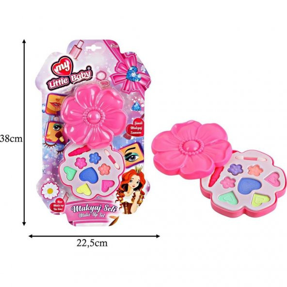 LİMON MY LITTLE BABY PAPATYA KARTELA TEKLİ MAKYAJ SETİ LMN071 - 2