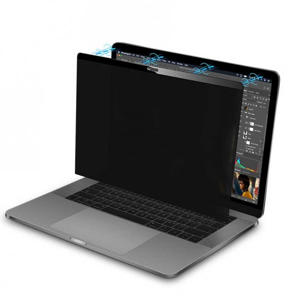 Wiwu MacBook 15.4 Pro A1398 Retina Privacy Hayalet Ekran Koruyucu