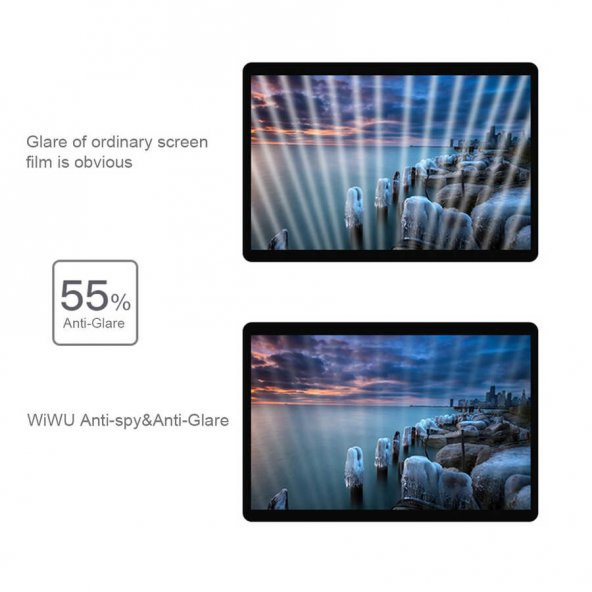 Wiwu MacBook 15.4 Pro A1398 Retina Privacy Hayalet Ekran Koruyucu - 4