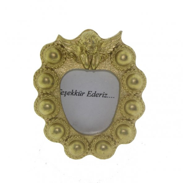 3 Adet 7x8cm Melekli Fotoğraf Çerçevesi - 1