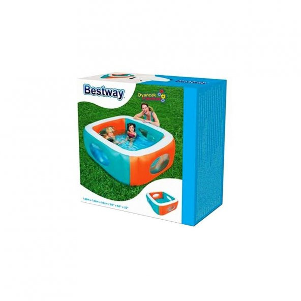 Bestway Renkli Şeffaf Pencereli Şişme Havuz - 2