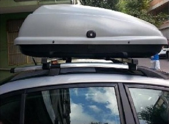 Peugeot 5008 Araç Üstü Port Bagaj Tabut Bagaj 350 Litre SİYAH RENK - 2