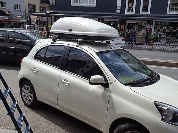 Toyota Corolla Araç Üstü Port Bagaj Tabut Bagaj 350 Litre SİYAH RENK - 3