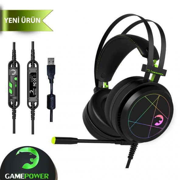 GamePower Medusa Rainbow 7.1 Oyuncu Kulaklığı - 2