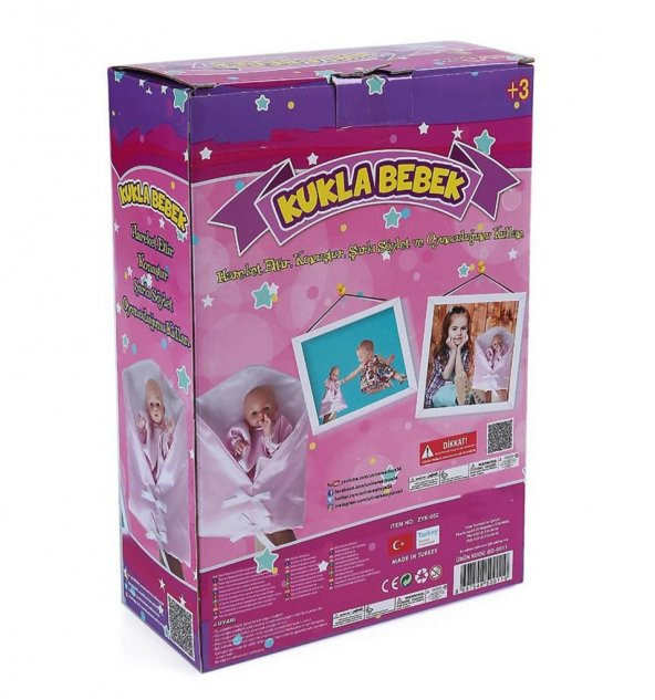 TOYSAN Kukla Bebek - Oyuncak Kukla Bebek EO-0011 - 3