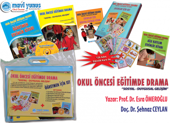 Mavi Yunus Okul Öncesi Eğitimde Drama / Öğretmenler İçin Set (Çantalı) - 3