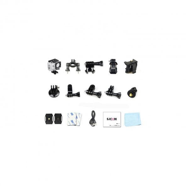 SJCAM SJ5000X Elite Wi-Fi 4K Aksiyon Kamerası Gümüş - 4