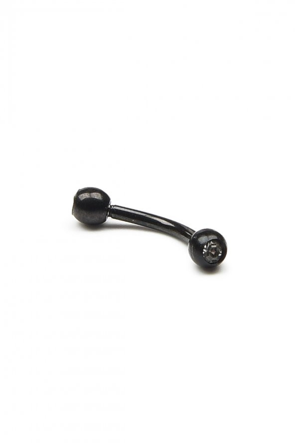 316L Çelik Cerrahi Zirkon Taşlı Kaş Piercing FH10863