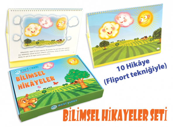 Mavi Yunus Bilimsel Hikayeler 1 (10 Kitap 4-5-6 Yaş) - 2