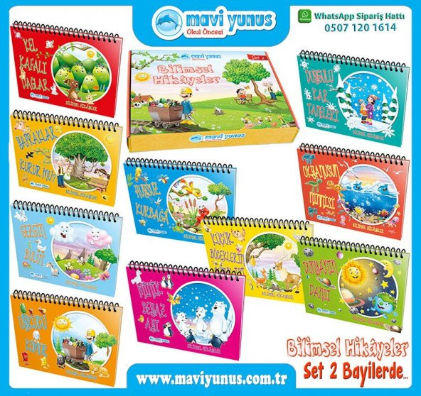 Mavi Yunus Bilimsel Hikayeler 2 (10 Kitap) - 2