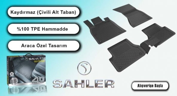 SAHLER VW JETTA 2011-2019 ARASI 4,5 D ARACA ÖZEL PASPAS+ YASTIK HEDİYELİ - 2