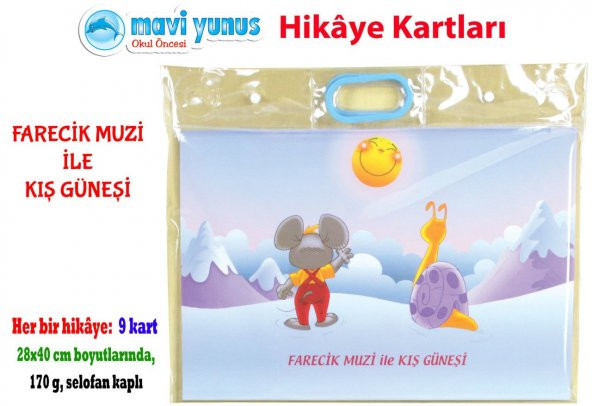 Mavi Yunus Farecik Muzi ile Kış Güneşi Hikaye Kartı (3-4-5 Yaş)