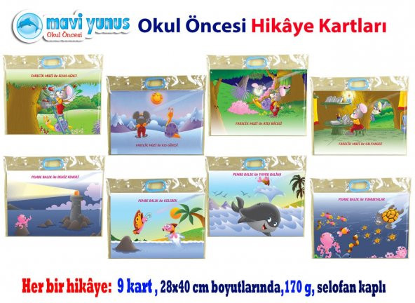 Mavi Yunus Farecik Muzi ile Salyangoz Hikaye Kartı (3-4-5 Yaş) - 4