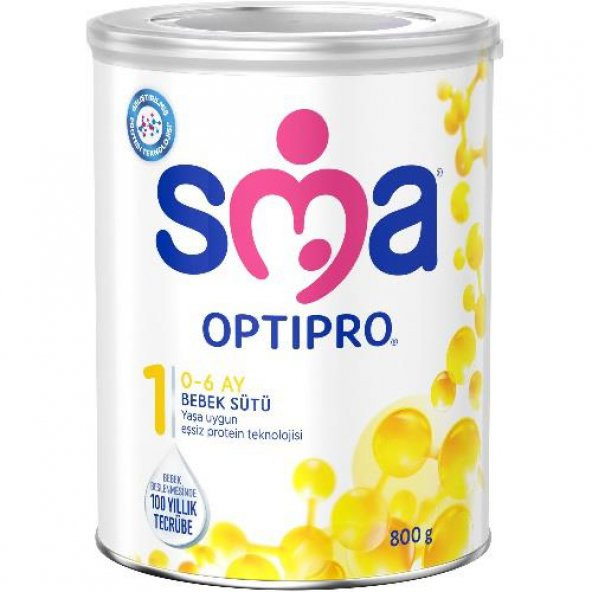 SMA Optipro 1 800 gr 0-6 Ay Bebek Sütü