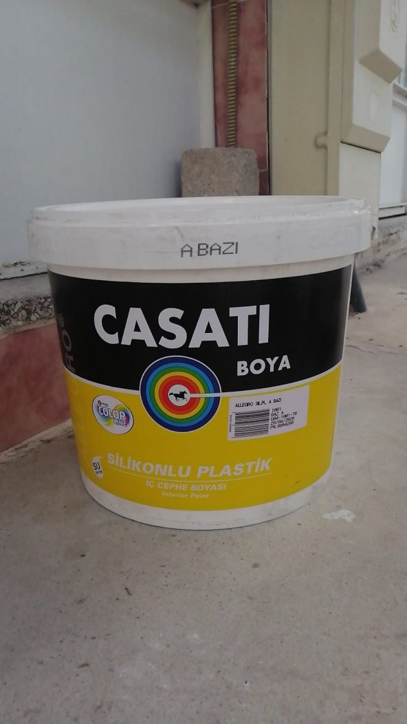 CASATİ ALLEGRO SİLİKONLU PLASTİK 20 KG İÇ MEKAN BOYASI (AYNI GÜN KARGO)