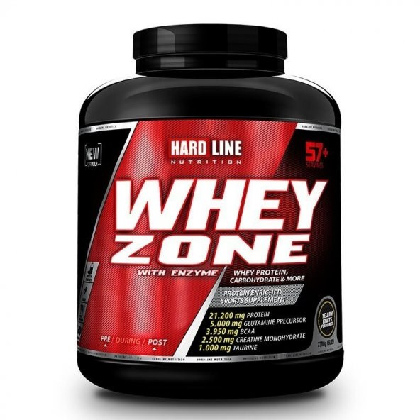Hardline Whey Zone 2300 Gr Protein Tozu + Shaker