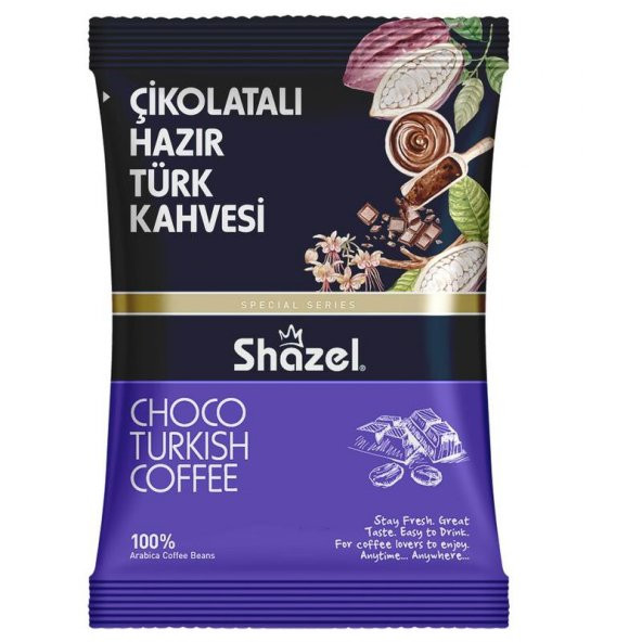 Shazel Special Çikolatalı Hazır Türk Kahvesi 100 G