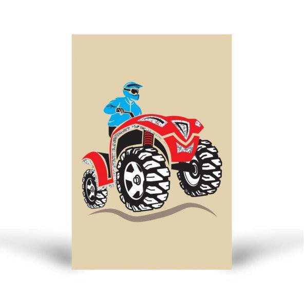 KB-353 Offroad Simli Tuz Boyama Oyunu, Eğitici Aktivite, Kum Boyama Oyunu - 2