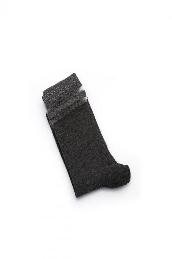 4lü Kadın Asortili Puanlı,Çizgili ve File Desenli Çorap 402-B4 - 4