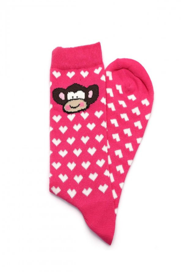 3lü Kadın Asortili Hayvan Desenli Çorap 5102-B3 - 2