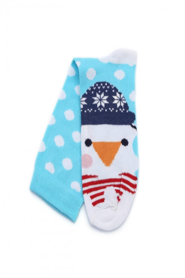 3lü Kadın Asortili Hayvan Desenli Çorap 5102-B3 - 4