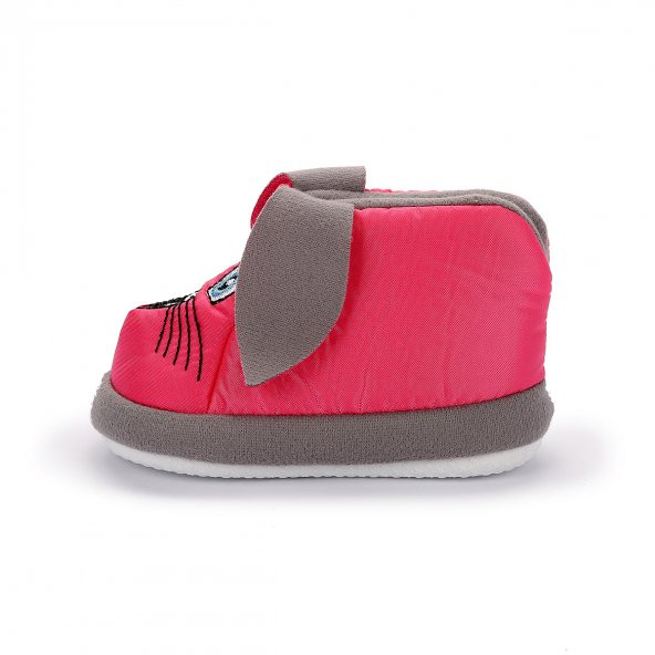 Kiko Kids Mrt Tavşanlı Okul Kreş Erkek/Kız Çocuk Ev Botu Panduf Fuşya - 5