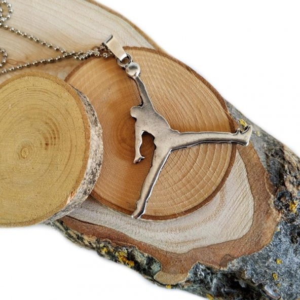 Michael Jordan Nba Basketbol Smaç Gri Zincirli Erkek 60 cm Kolye - 3