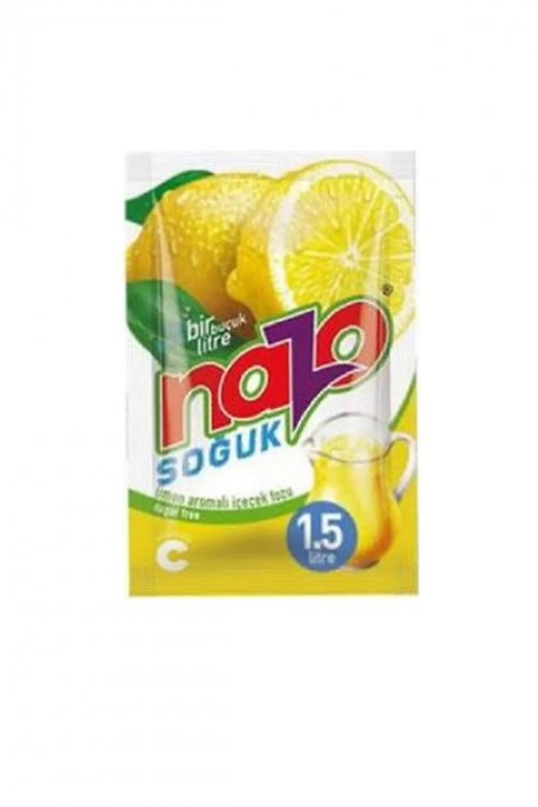 Nazo Limon Aromalı İçecek Tozu 24 Adet
