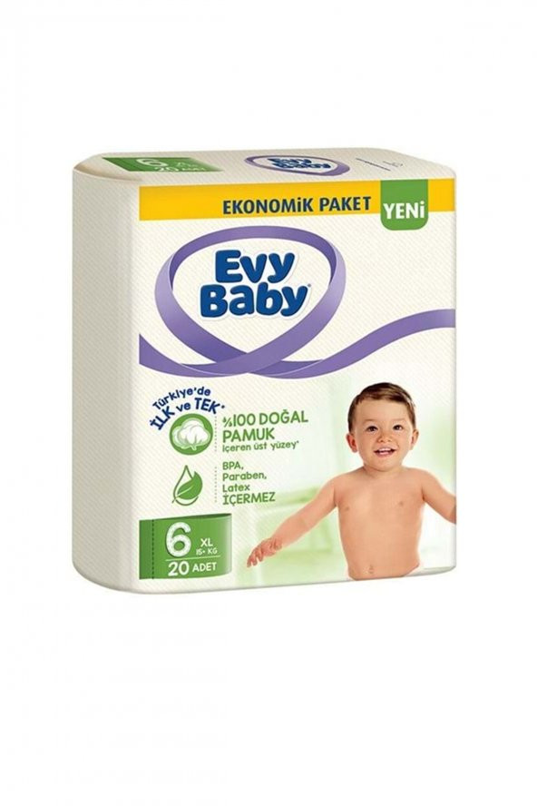 Evy Baby Bebek Bezi 6 Numara 20 Adet