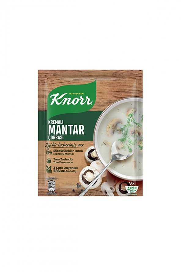 Knorr Hazır Çorba Kremalı Mantar 12 Adet