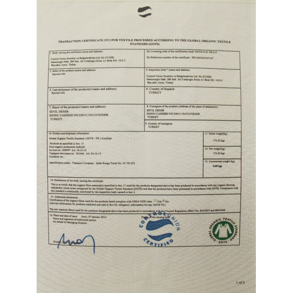 Organic Bonny Baby Ekru Bebek Yeleği Ayıcıklı - 2