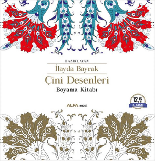 Çini Desenleri Boyama Kitabı - 1