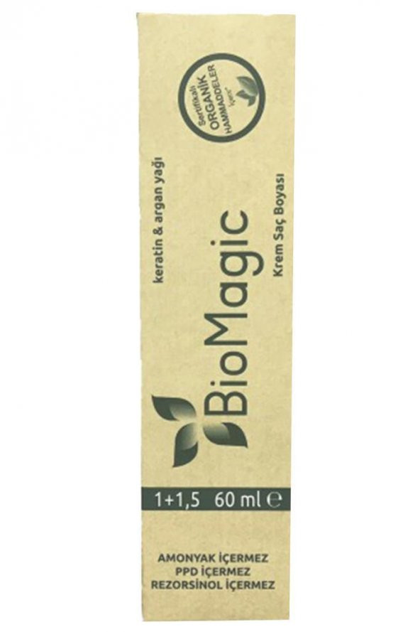 BioMagic Organik Amonyaksız Saç Boyası (Açık Sarı-10.00)+Oksidan (4 Adet) - 2