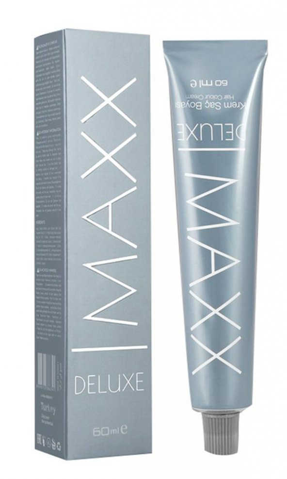 H.A.SS Oksidan 60 Ml. + Maxx Deluxe Saç Boyası 60 Ml. Siyah-1/0+Oksidan (2 ADET) - Resim 2