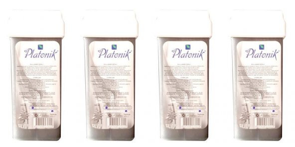 Platonik Kartuş Ağda Gri Silver 100 Ml. (4 Adet)