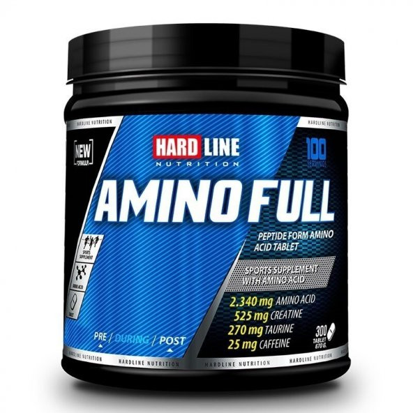 Hardline Amino Full 300 Tablet (HIZLI KARGO)