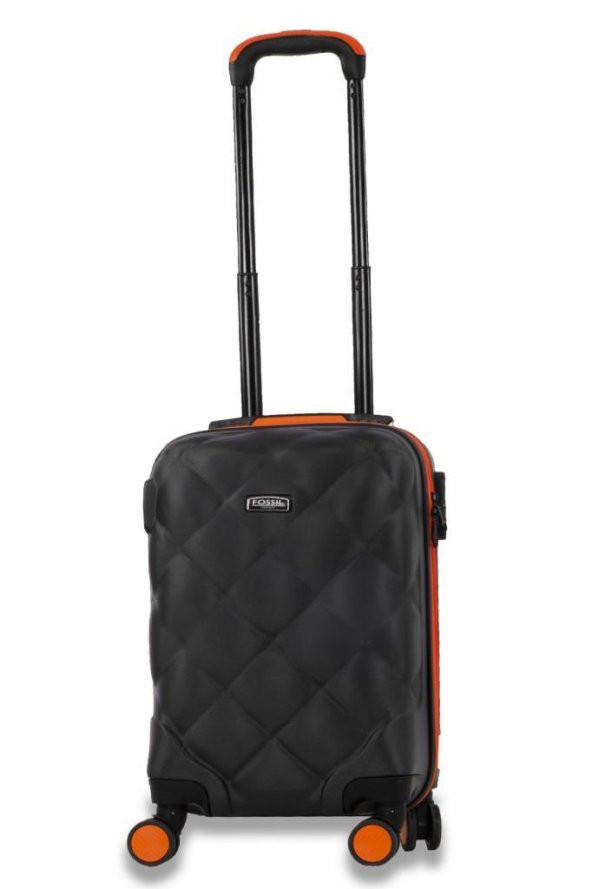 Fossil 1117 MV6913 ABS Küçük Kabin Boy Valiz  Siyah - 2