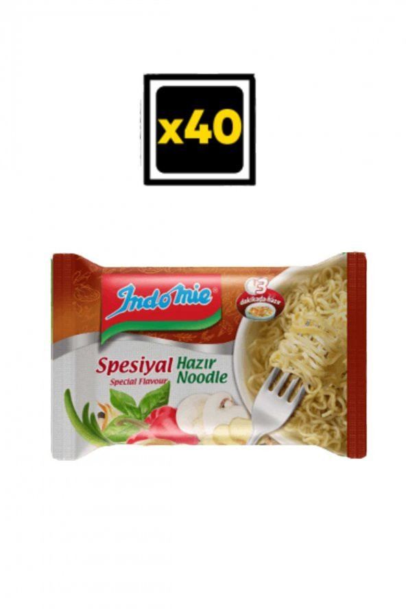 Indomie Spesiyal Hazır Noodle 75 gr 40'lı
