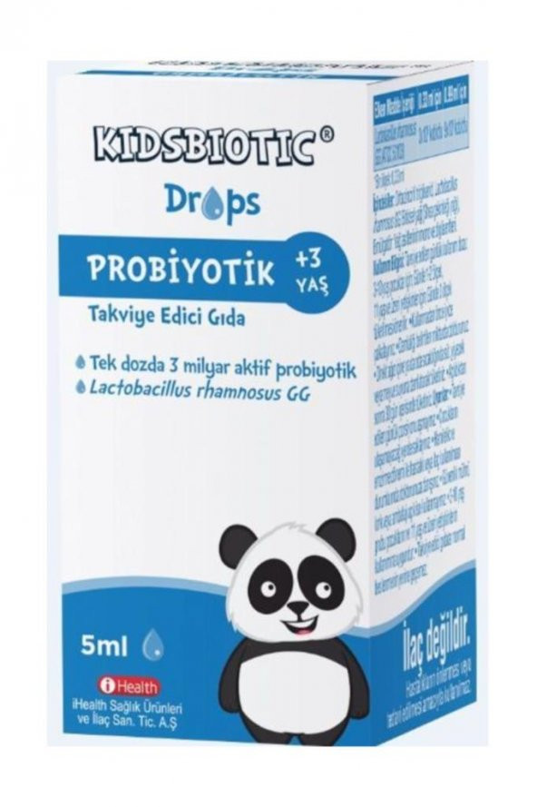 Kidsbiotic Drops Probiyotik Damla 5 Ml (SKT:09/2021)