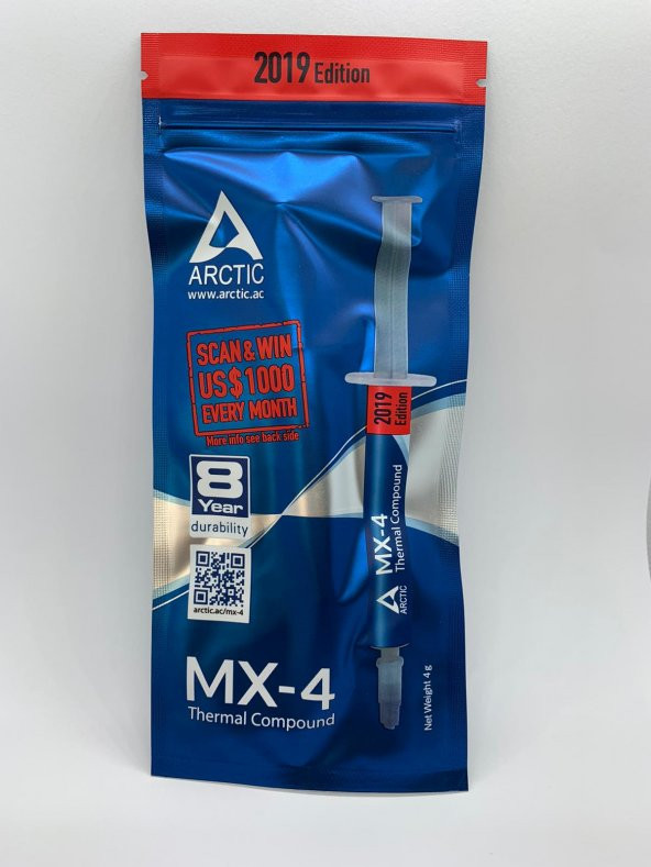 Arctic MX-4 (4 g) 2019 Edition - Yüksek Performans Termal Macun