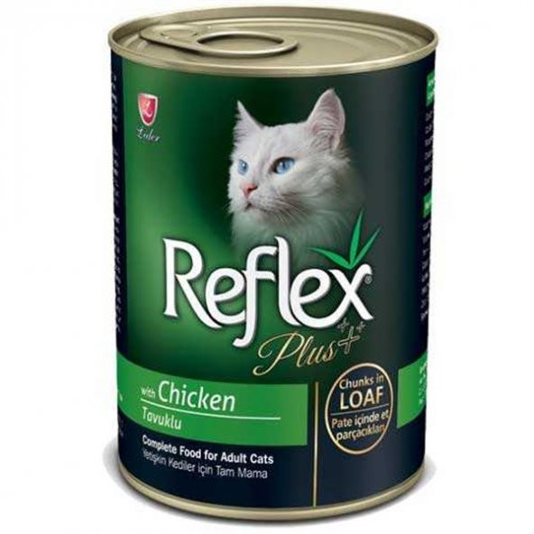 Reflex Plus Tavuklu  Kedi  Konserve Pate İçinde Et Parçacıklı 400 GR