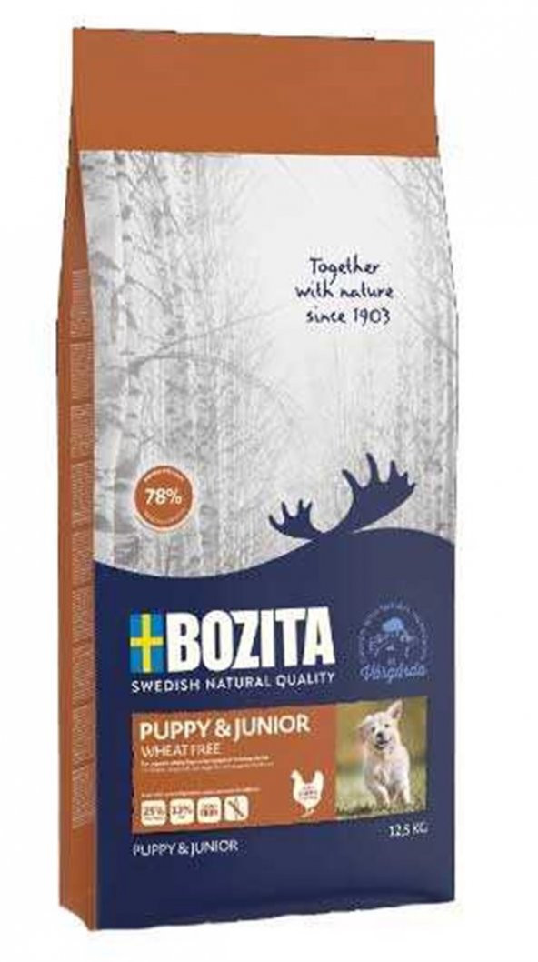 Bozita Puppy Junior Wheat Free Köpek Maması 12.5 KG
