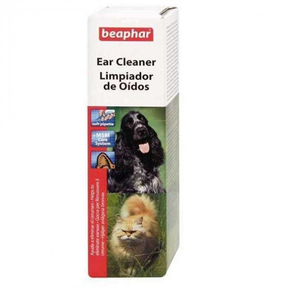 Beaphar Ear Cleaner Kedi ve Köpekler İçinKulak Temizleme Losyonu 50 ML