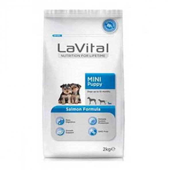 La Vital Küçük Irk Somonlu Yetişkin Köpek Maması 2 KG