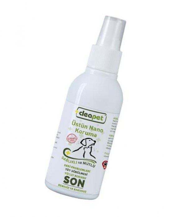 Cleapet Köpek Bakteri Virüs Mantar Koku Hijyen  Nano Sprey 150ml